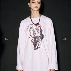 NWT Maison Mined The Lion King Rafiki‎ Mandrillus Artsy Tee size M